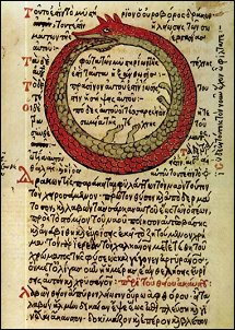 L'Ouroboros, manoscritto "Synosius", 1478, Parigi