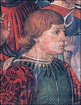 Benozzo Gozzoli, Ritratto di Sigismondo Malatesta, Particolare de "Il Corteo dei Magi", 1459, Palazzo Medici-Riccardi, Firenze